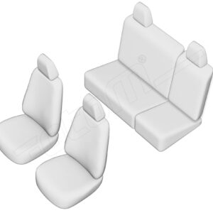 Stoelhoezen Skoda Fabia 1999-2007, set van 5
