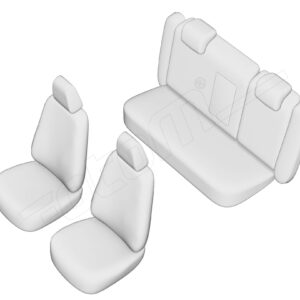 Stoelhoezen Skoda Octavia 2006-2009, set van 5