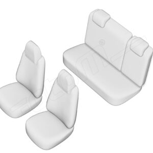 Stoelhoezen Skoda Citigo 2012-heden, set van 5