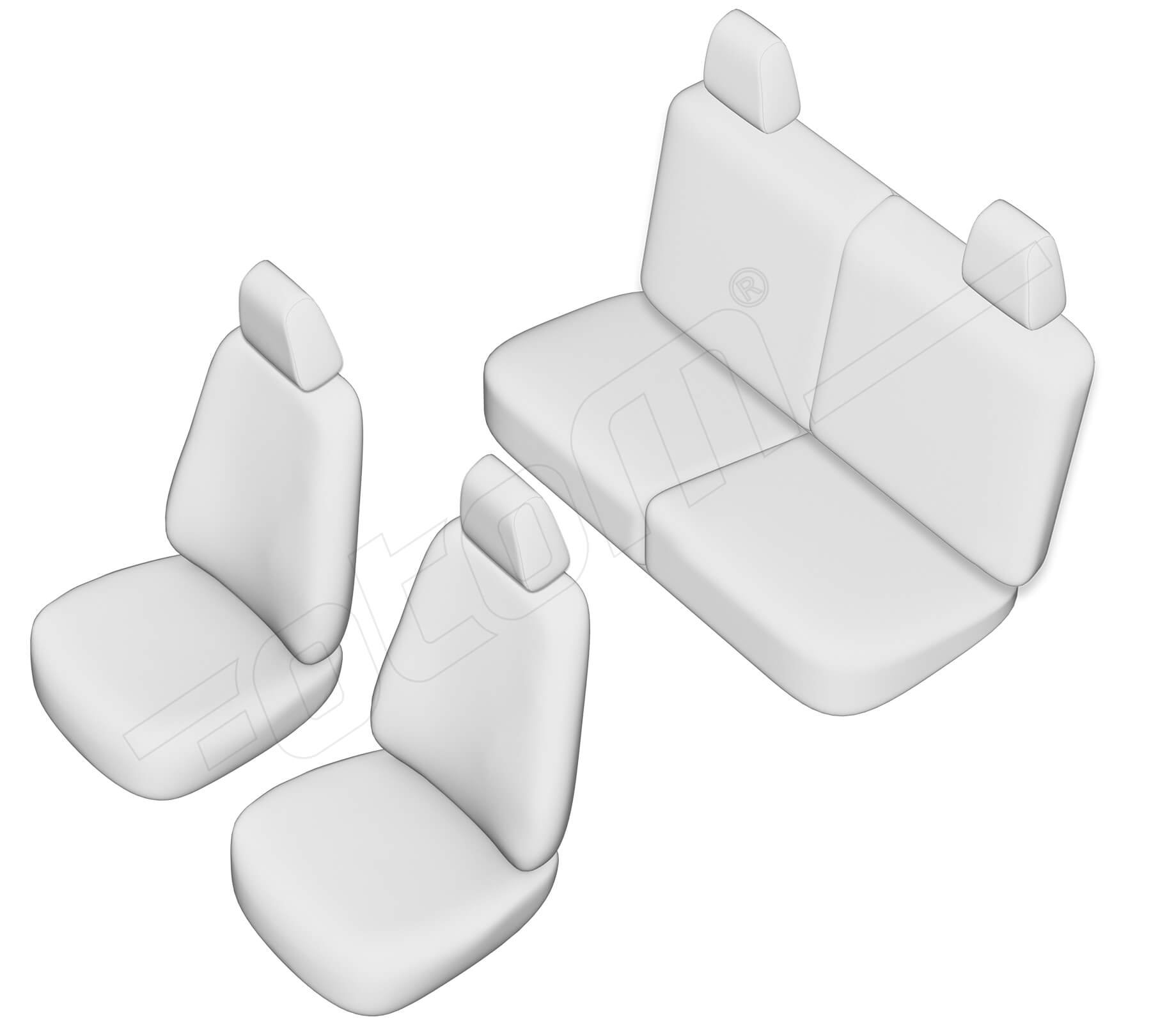 Stoelhoezen Suzuki Grand Vitara 1998-2005, set van 5