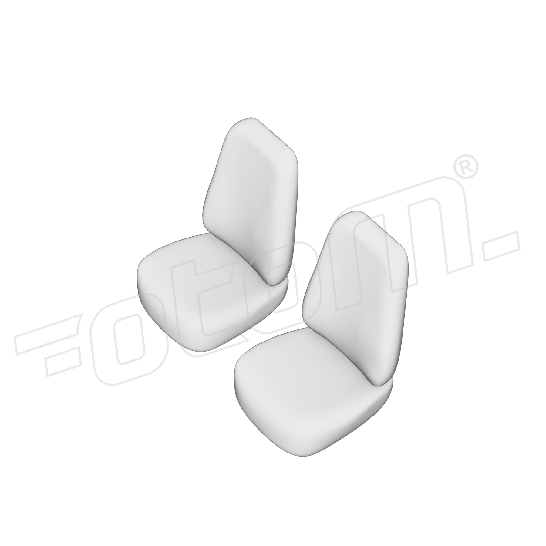 Stoelhoezen Suzuki Alto 2009-2014, set van 2