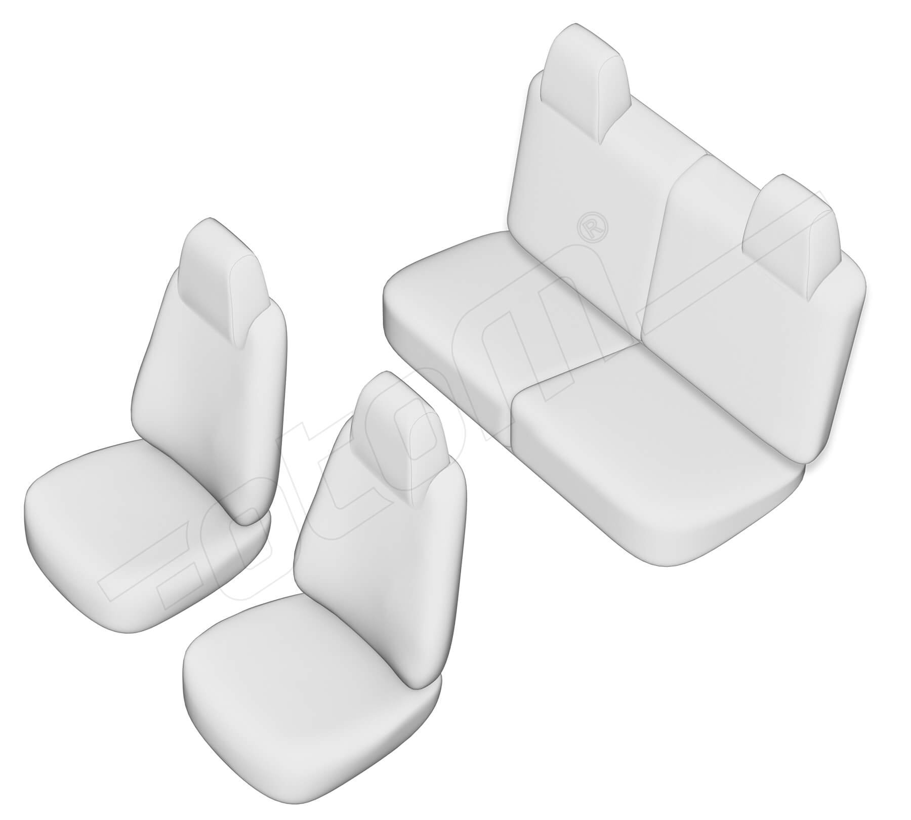 Stoelhoezen Suzuki Grand Vitara 1998-2005, set van 5