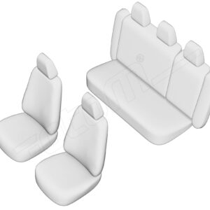 Stoelhoezen Toyota Avensis 2003-2009, set van 5