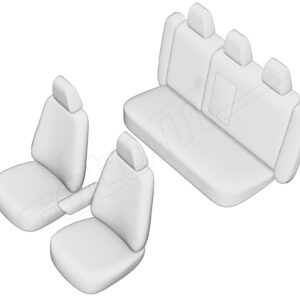 Stoelhoezen Toyota Corolla 2007-2013, set van 5