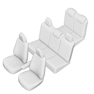 Stoelhoezen Toyota Verso 2002-2009, set van 7