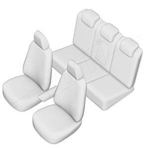 Stoelhoezen Toyota Verso 2010-2019, set van 5