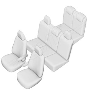 Stoelhoezen Toyota Verso 2010-2019, set van 7