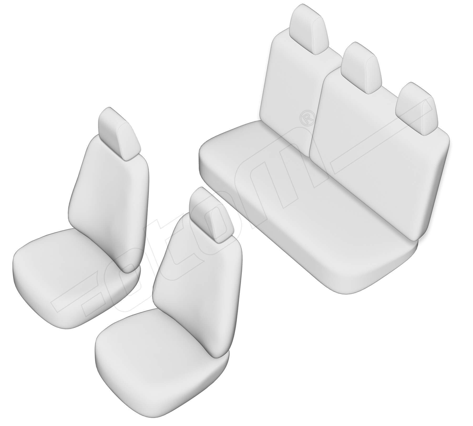 Stoelhoezen Toyota Yaris 1999-2005, set van 5