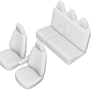 Stoelhoezen Toyota Hilux 2015-heden, set van 5