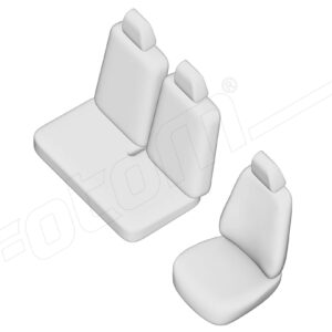 Stoelhoezen Toyota Proace City 2019-heden, set van 3