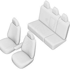 Stoelhoezen Volkswagen Golf 1998-2006, set van 5