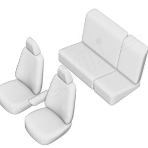 Stoelhoezen Volkswagen Golf 1998-2006, set van 5