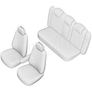 Stoelhoezen Volkswagen Passat 2011-2015, set van 5