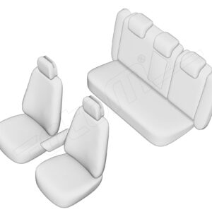 Stoelhoezen Volkswagen Passat 2011-2015, set van 5