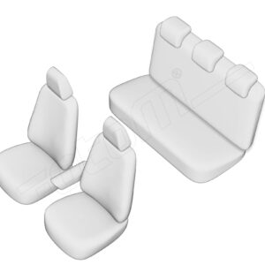 Stoelhoezen Volkswagen Polo 2009-2017, set van 5