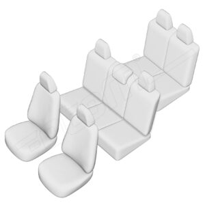 Stoelhoezen Volkswagen Touran 2003-2015, set van 7