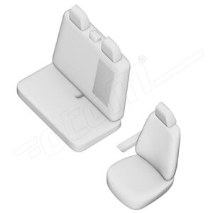 Stoelhoezen Volkswagen Crafter 2006-2015, set van 3
