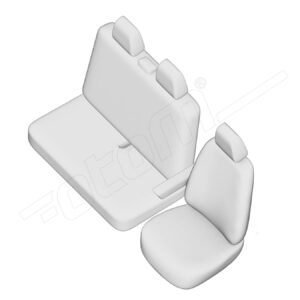 Stoelhoezen Volkswagen Transporter T4 1992-2003, set van 3