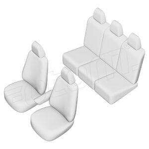 Stoelhoezen Volkswagen Touran 2003-2015, set van 5