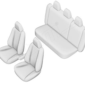 Stoelhoezen Volkswagen Golf 2004-2010, set van 5
