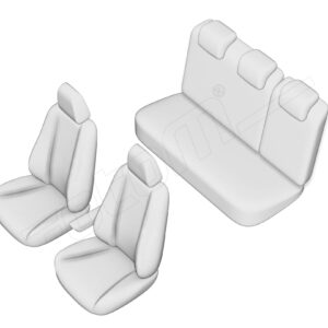 Stoelhoezen Volkswagen Golf 2013-2021, set van 5