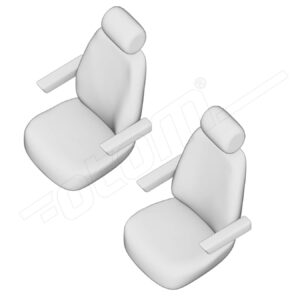 Stoelhoezen Volkswagen Transporter T5 2004-2015, set van 2