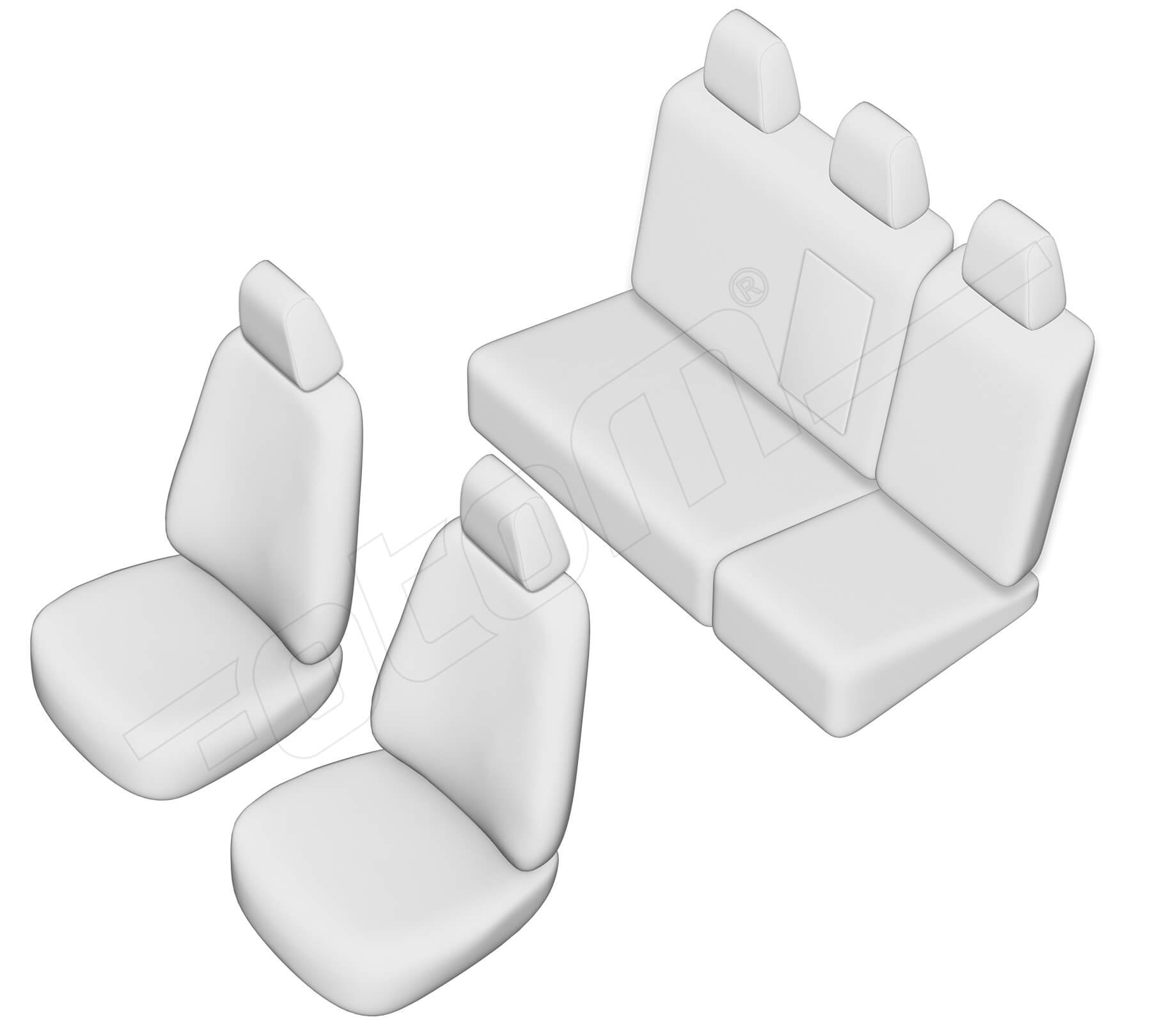 Stoelhoezen Volkswagen Bora 1998-2005, set van 5