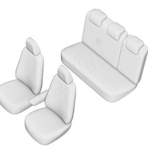 Stoelhoezen Volkswagen Polo 2017-heden, set van 5