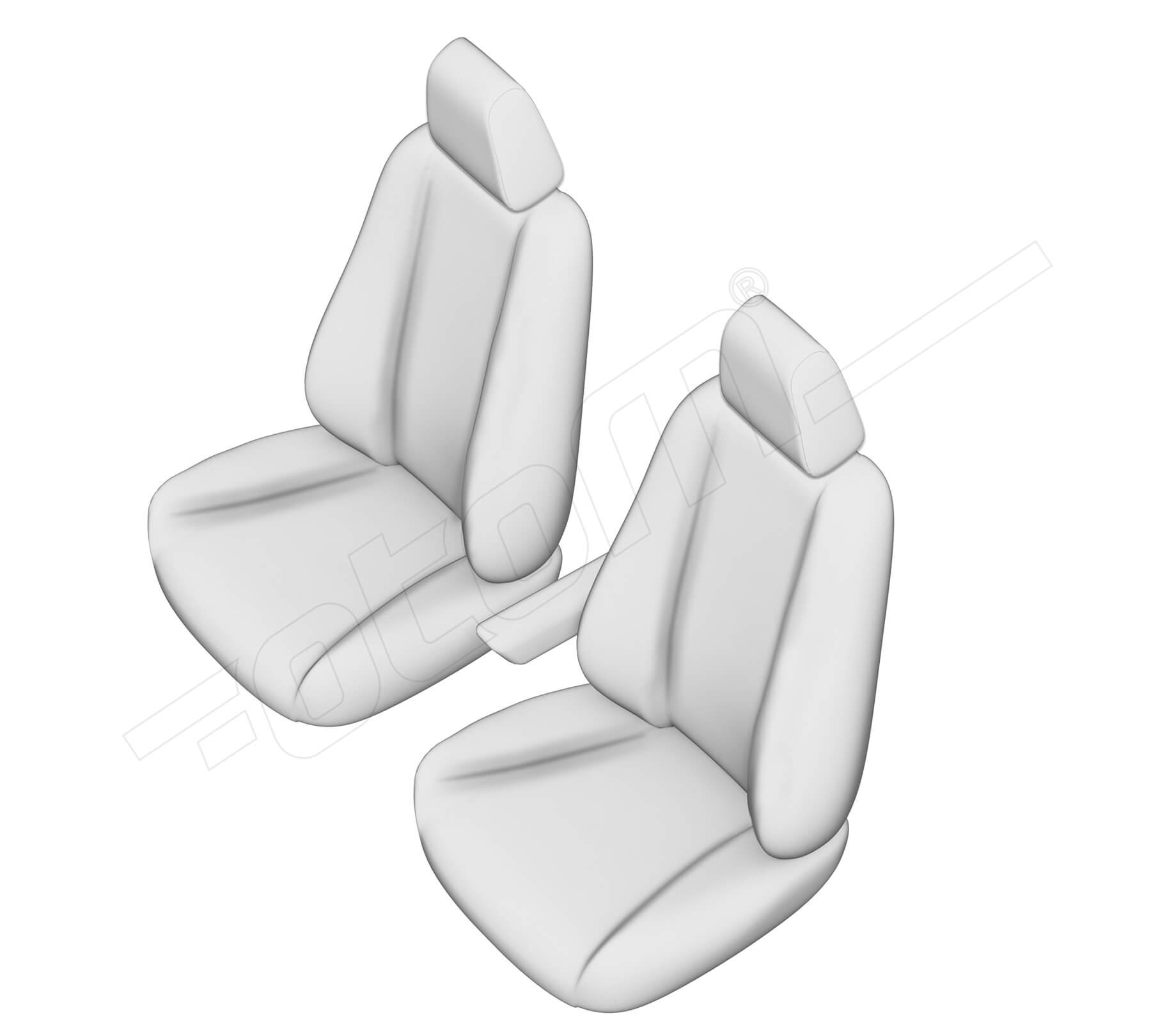 Stoelhoezen Volkswagen Golf 2013-2021, set van 2