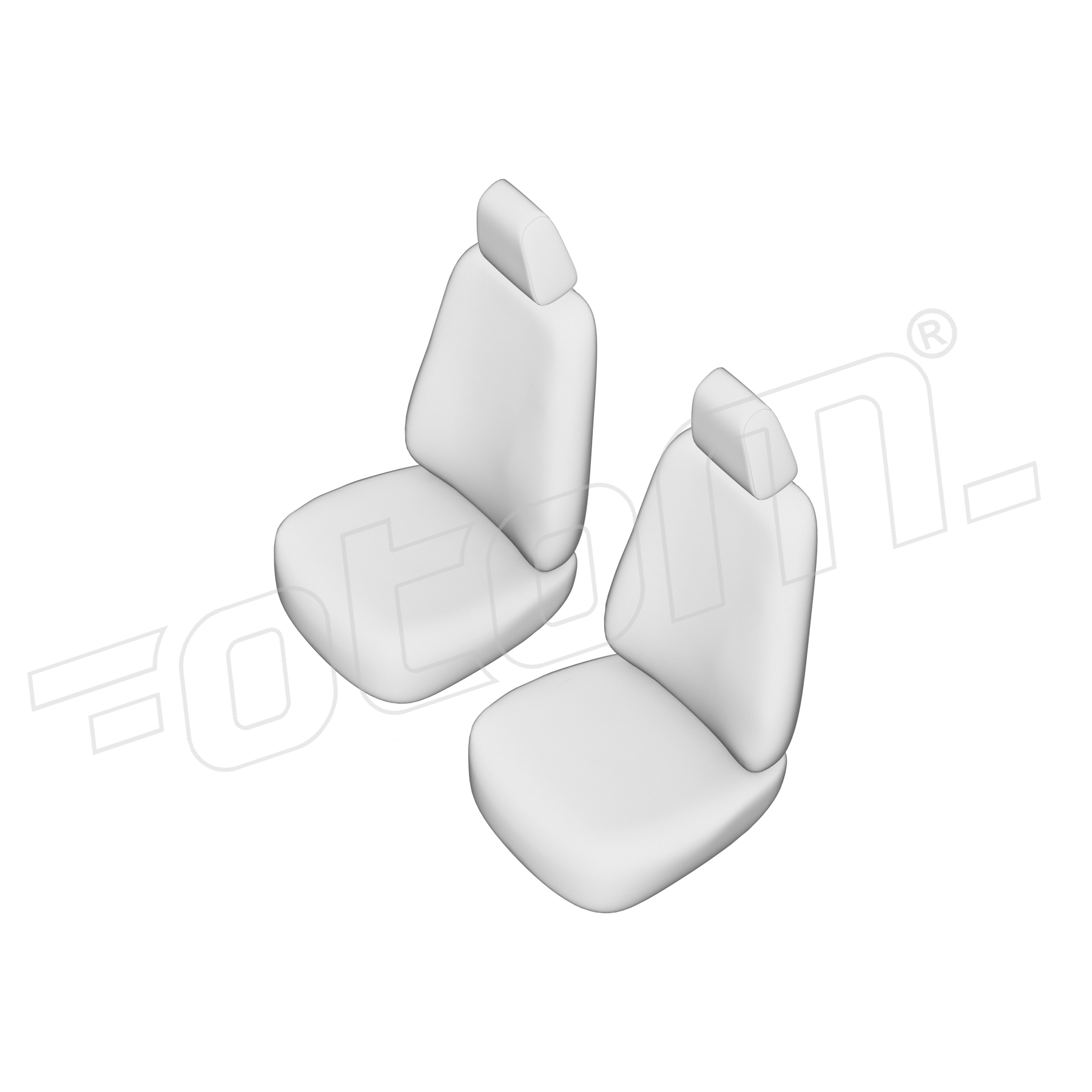 Stoelhoezen Volkswagen Polo 1995-2002, set van 5