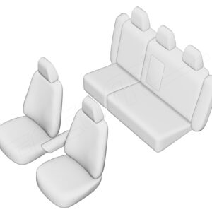 Stoelhoezen Volvo S40 1996-2004, set van 5
