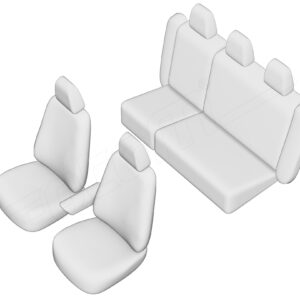 Stoelhoezen Volvo V50 2004-2012, set van 5