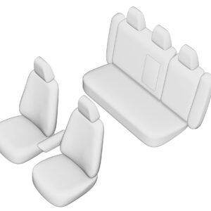 Stoelhoezen Volvo S80 2006-2016, set van 5