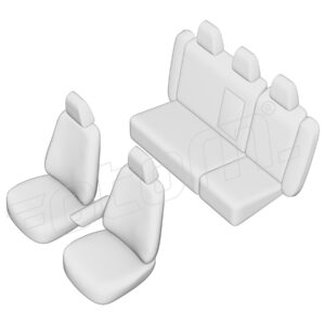 Stoelhoezen Volvo V70 2000-2007, set van 5