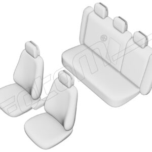 Stoelhoezen Volvo XC60 2017-heden, set van 5