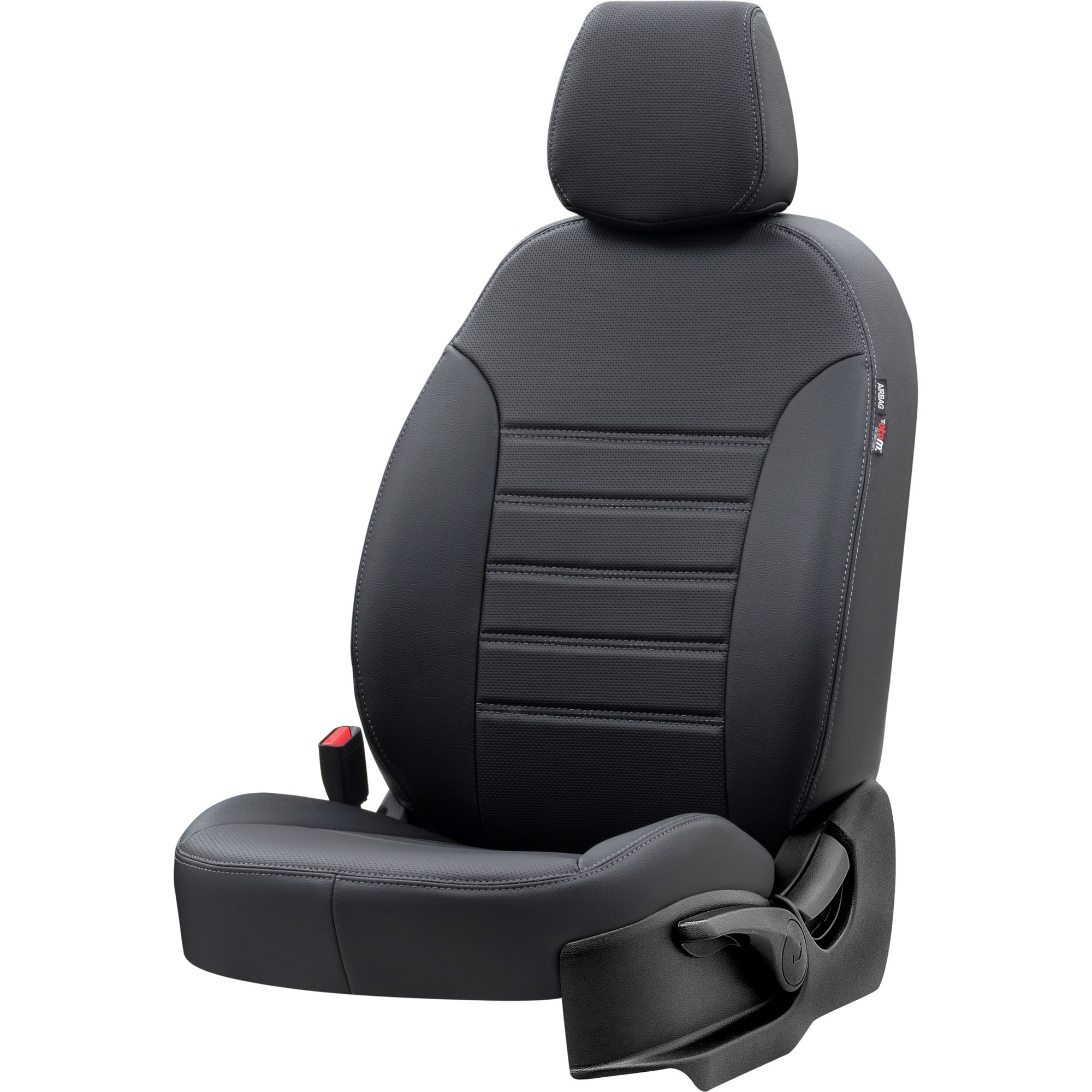 Autostoelhoes in skai leer