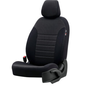 Autostoelhoes in stof