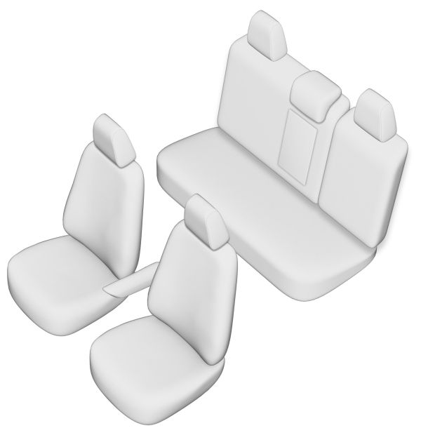 Stoelhoezen Audi A3 2003-2013, set van 5